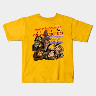 Abbott & Costello Meet Frankenstein Kids T-Shirt